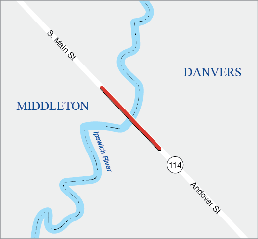 DANVERS-MIDDLETON: BRIDGE REPLACEMENT, D-03-009=M-20-005, ANDOVER STREET (SR 114) OVER IPSWICH RIVER DANVERS-MIDDLETON: BRIDGE REPLACEMENT, D-03-009=M-20-005, ANDOVER STREET (SR 114) OVER IPSWICH RIVER
